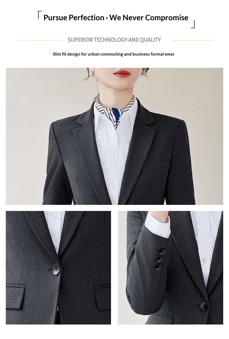 ChicShe Suit Set For Women Hotel Manager Workwear High-end Bank 4S Store Civil Servant Interview Formal Wear Professional Jacket_voghion.com