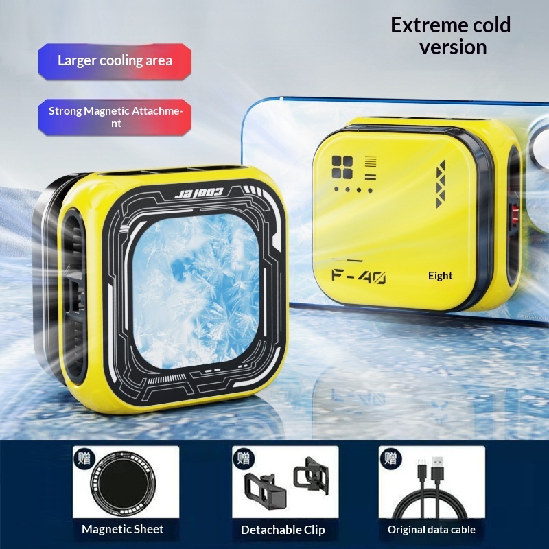 Digitex True Wireless Cooler Magnetic Back Clip Rechargeable Semiconductor Cooling Suitable For_voghion.com