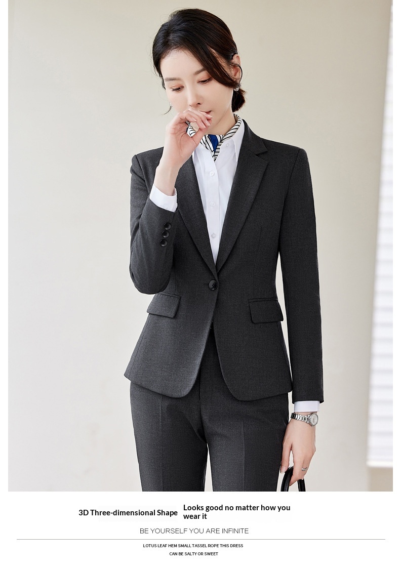 ChicShe Suit Set For Women Hotel Manager Workwear High-end Bank 4S Store Civil Servant Interview Formal Wear Professional Jacket_voghion.com