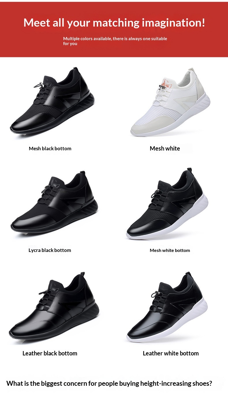 Chaussures de sport chaudes et confortables pour homme, rehausse invisible de 8 cm, style business casual._voghion.com