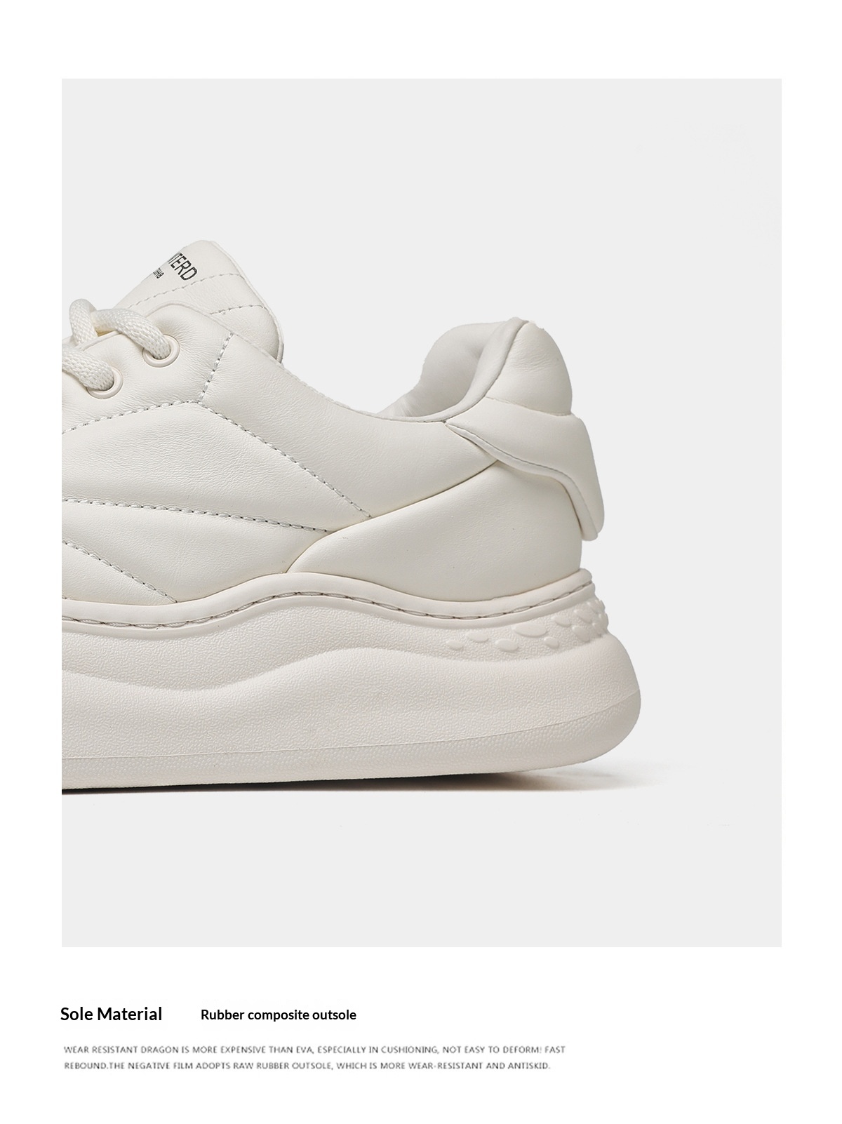 Glide Clearance Sale Thick-Soled Height-Increasing White Sneakers Men's 2025 Autumn New Youth Sports Platform Shoes_voghion.com