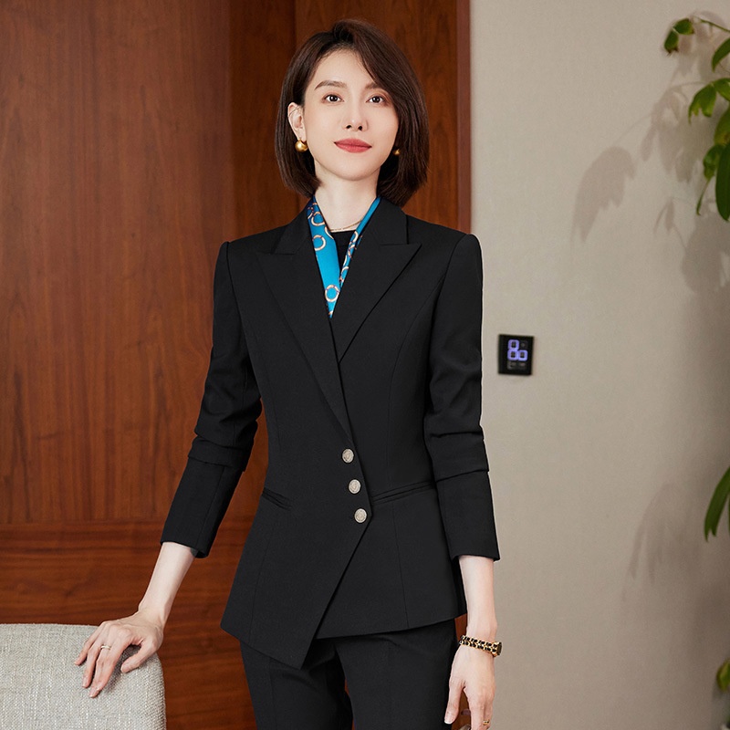 ChicShe Suit Set For Women Autumn 2024 New Business Host Commuting Brightening Elegant High-end Professional Formal Wear_voghion.com