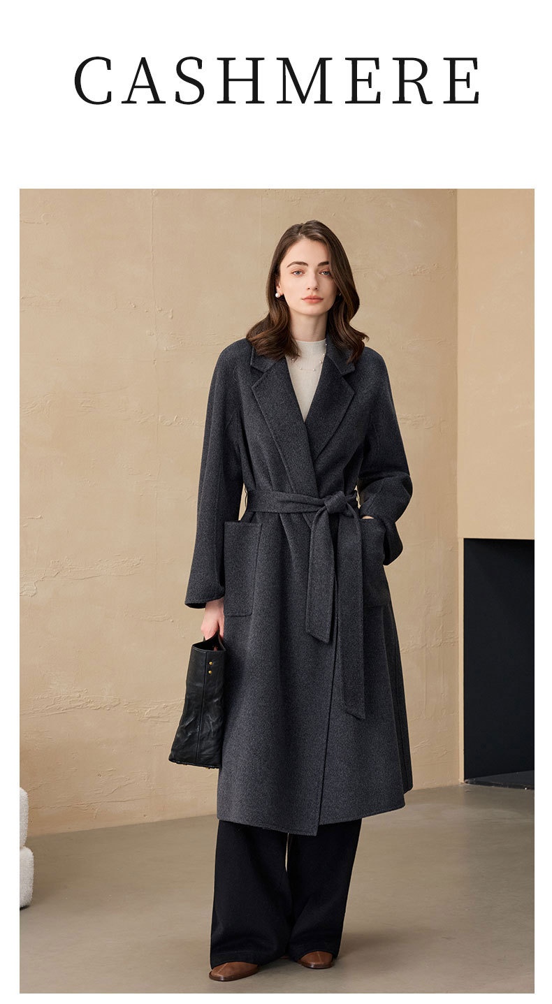 Women's Clothing Classic European Version Bathrobe Max Women M Brand Double-Sided Cashmere Wool Coat_voghion.com