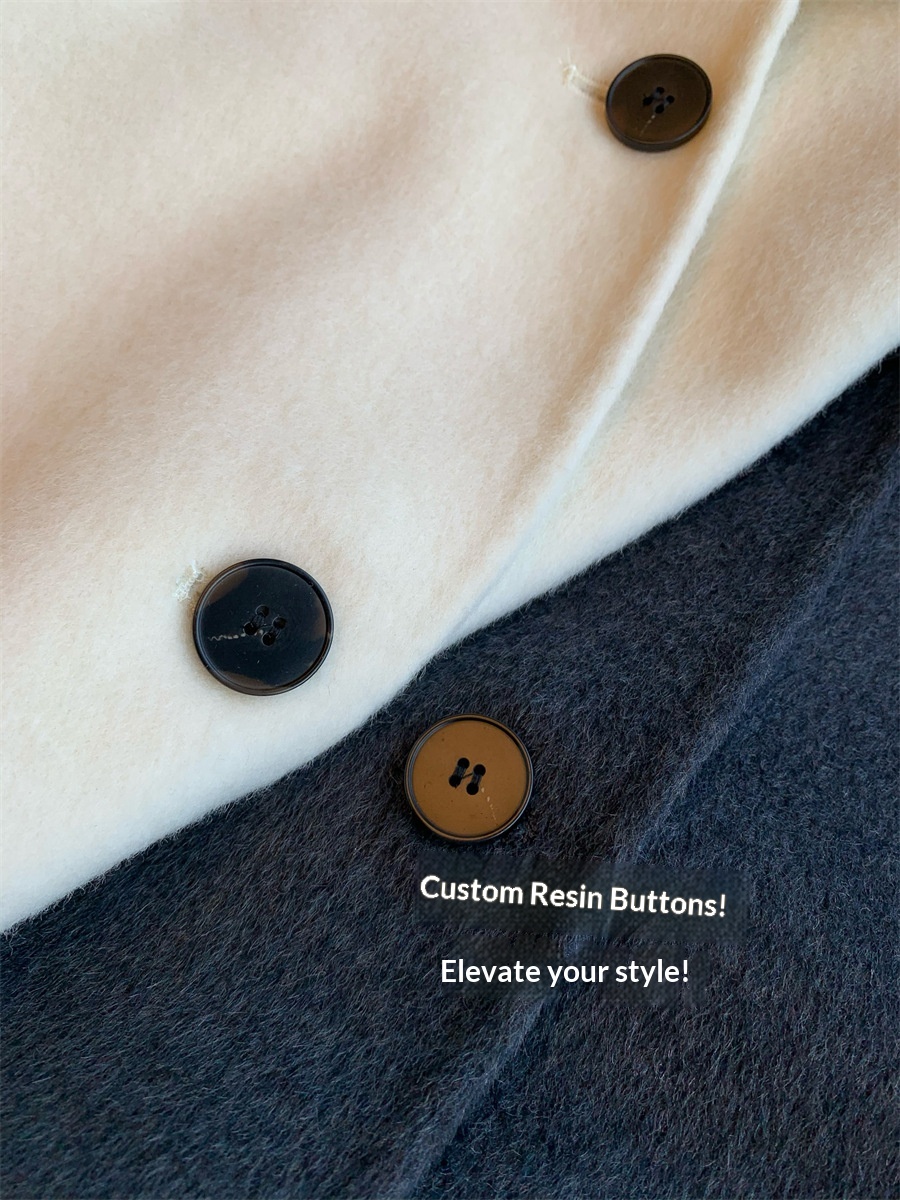 Women's Clothing Women's Clothing Heavyweight Practical!Alpaca Silk Double-Sided Wool Hooded Coat Short Woolen Overcoat G070507_voghion.com