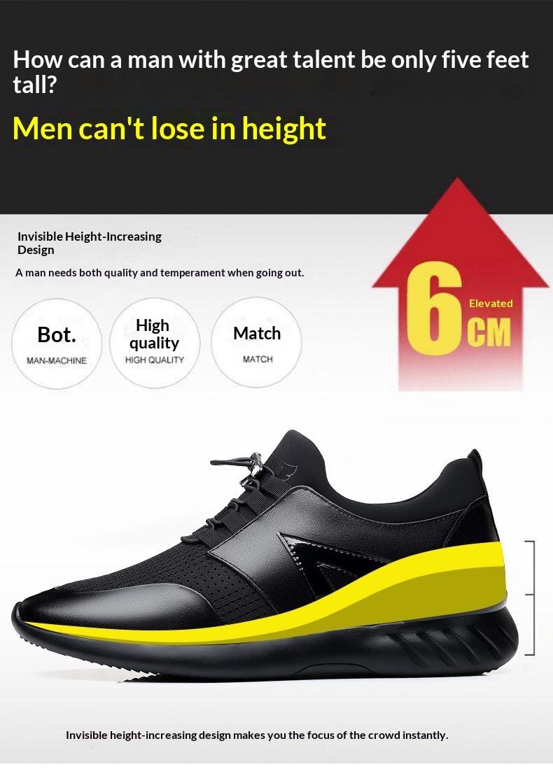 Chaussures de sport chaudes et confortables pour homme, rehausse invisible de 8 cm, style business casual._voghion.com