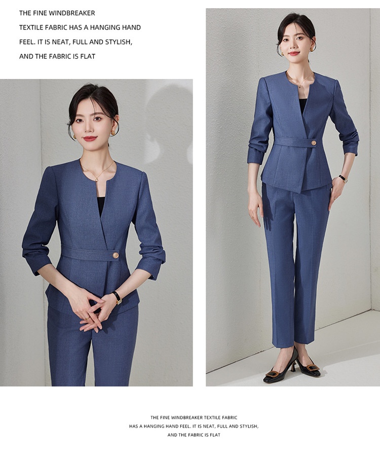 ChicShe Autumn Winter New Fashion Wear Jewelry Store Workwear Professional Elegant Waist Slimming Suit Set Women_voghion.com