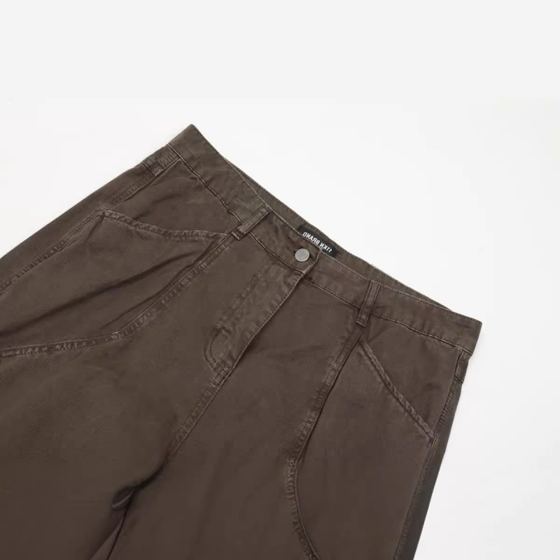 Jeans retrò americani alla moda per uomo, larghi, dritti, gamba larga, snellenti, lavati, casual, versatili, pantaloni lunghi all'ingrosso_voghion.com