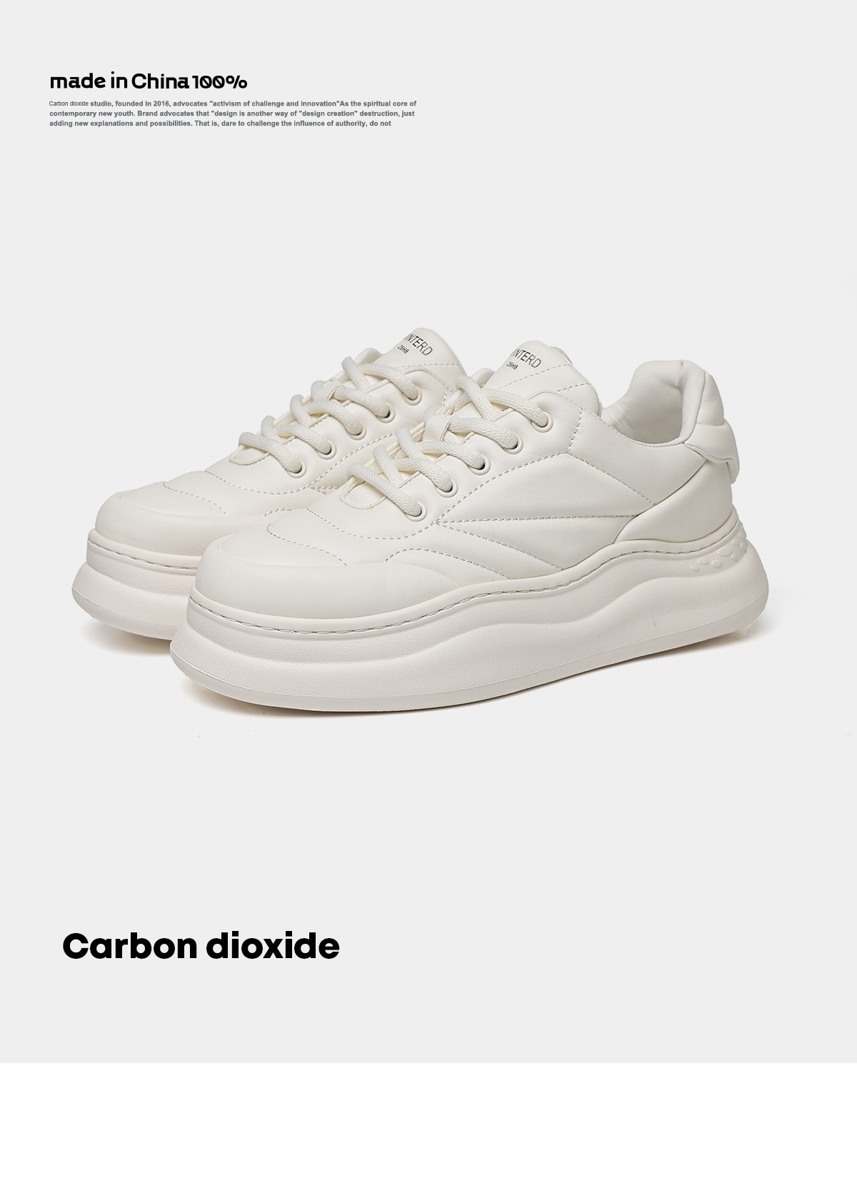Glide Clearance Sale Thick-Soled Height-Increasing White Sneakers Men's 2025 Autumn New Youth Sports Platform Shoes_voghion.com