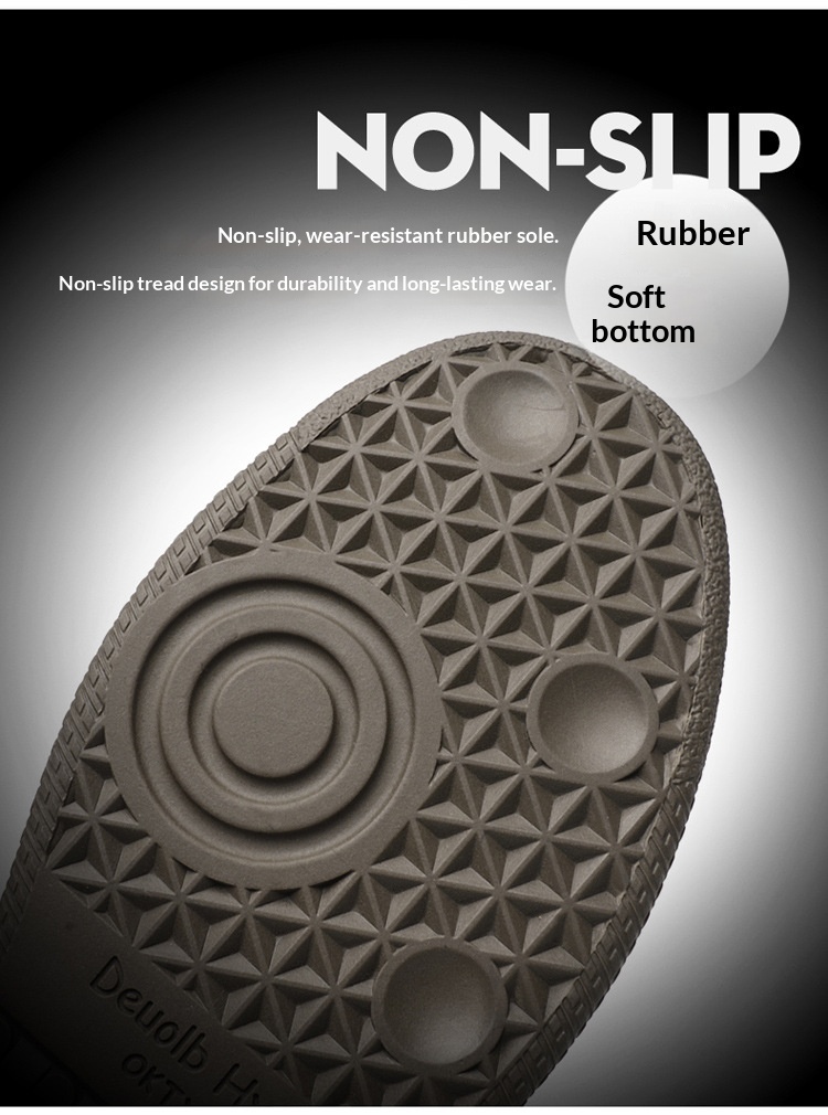 Glide 2025 Spring New Genuine Leather Trendy Niche Flat Sports Casual Versatile Sneakers Men's Retro German Training Shoes_voghion.com