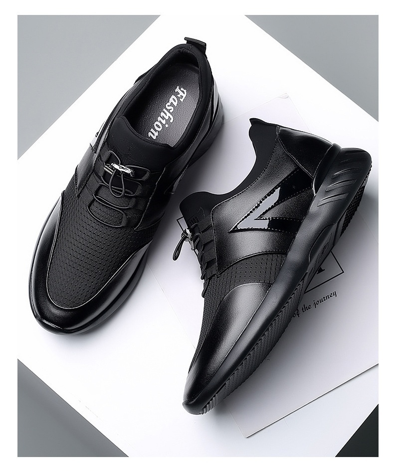 Chaussures de sport chaudes et confortables pour homme, rehausse invisible de 8 cm, style business casual._voghion.com