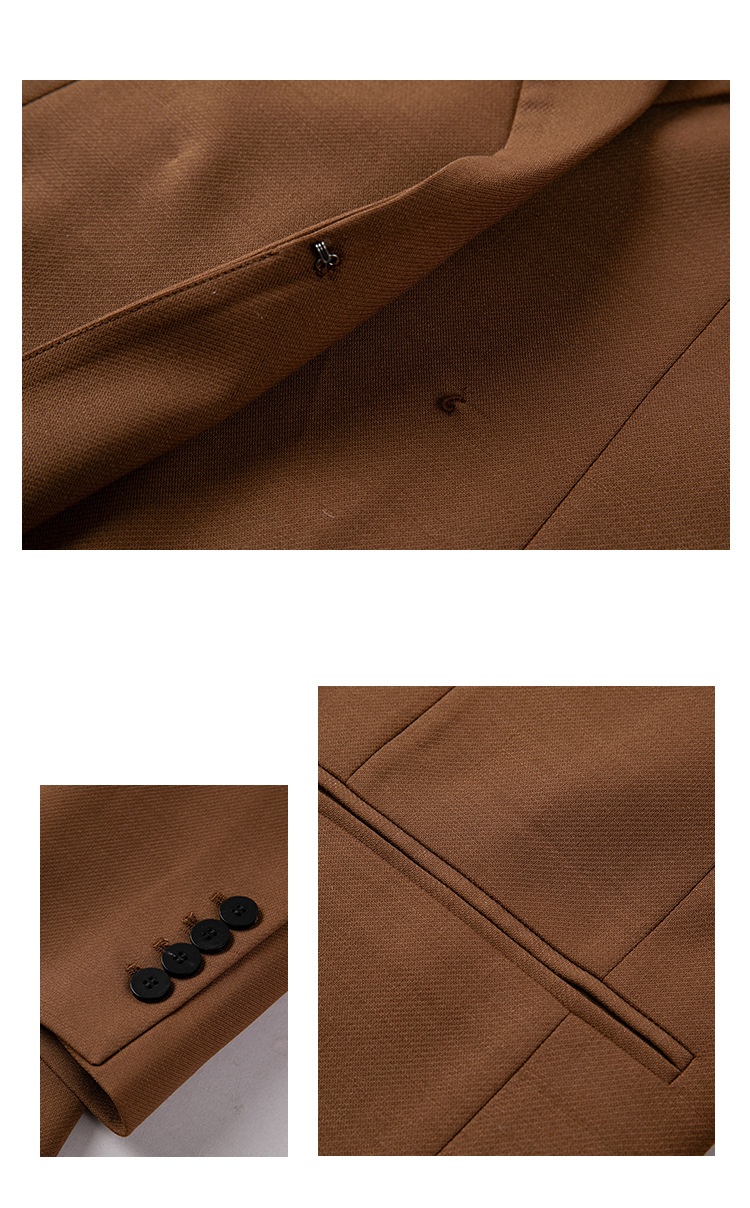 Completo da donna in lana ChicShe, due pezzi, professionale, elegante, con pantaloni a gamba dritta e larga, blazer piccolo_voghion.com