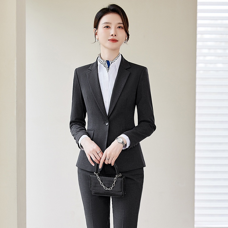 ChicShe Suit Set For Women Hotel Manager Workwear High-end Bank 4S Store Civil Servant Interview Formal Wear Professional Jacket_voghion.com