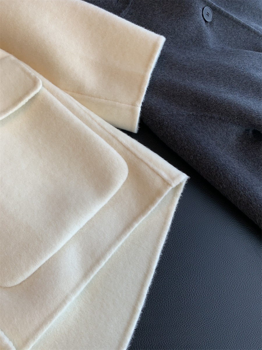 Women's Clothing Women's Clothing Heavyweight Practical!Alpaca Silk Double-Sided Wool Hooded Coat Short Woolen Overcoat G070507_voghion.com