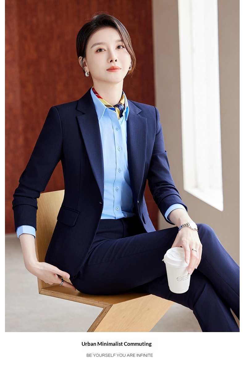 ChicShe Suit Set For Women Hotel Manager Workwear High-end Bank 4S Store Civil Servant Interview Formal Wear Professional Jacket_voghion.com