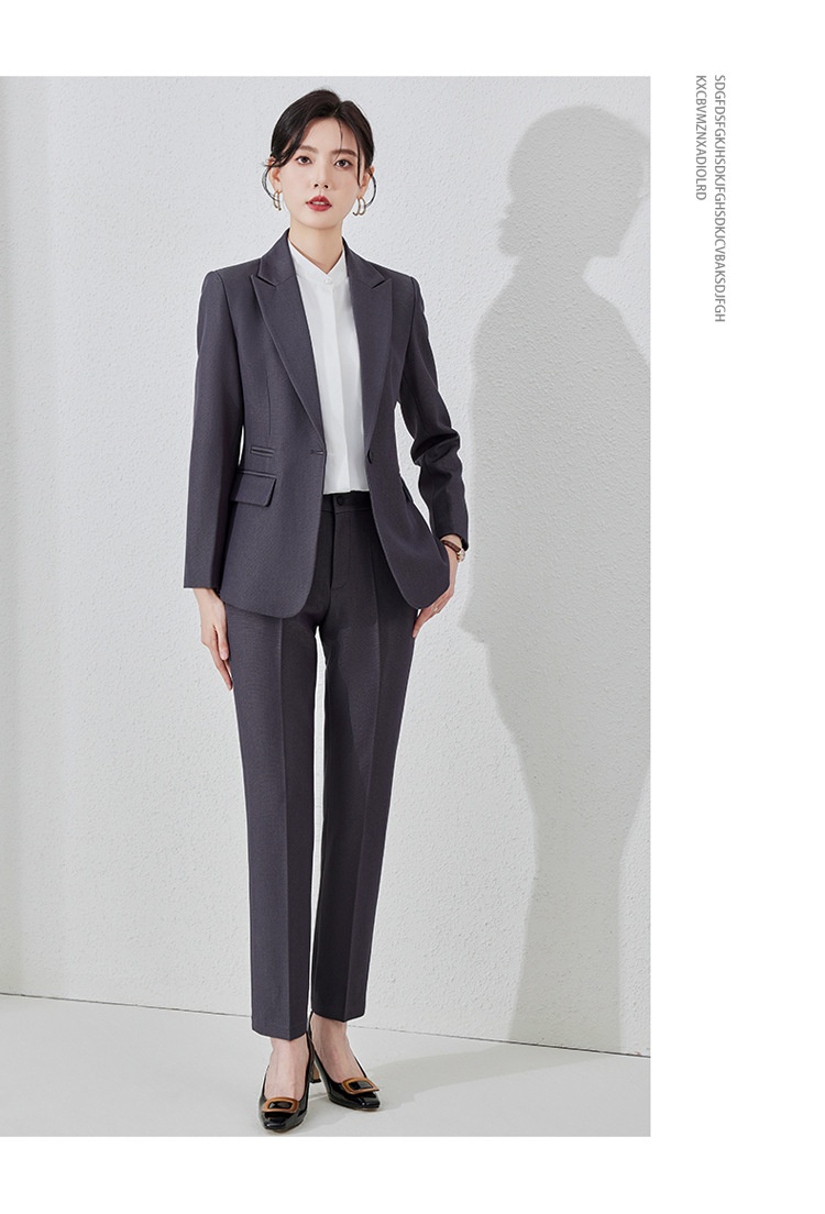 ChicShe White-collar Elegant Blazer Women Long Sleeve Suit Professional Wear Capable Hotel Manager Sales Office Workwear_voghion.com