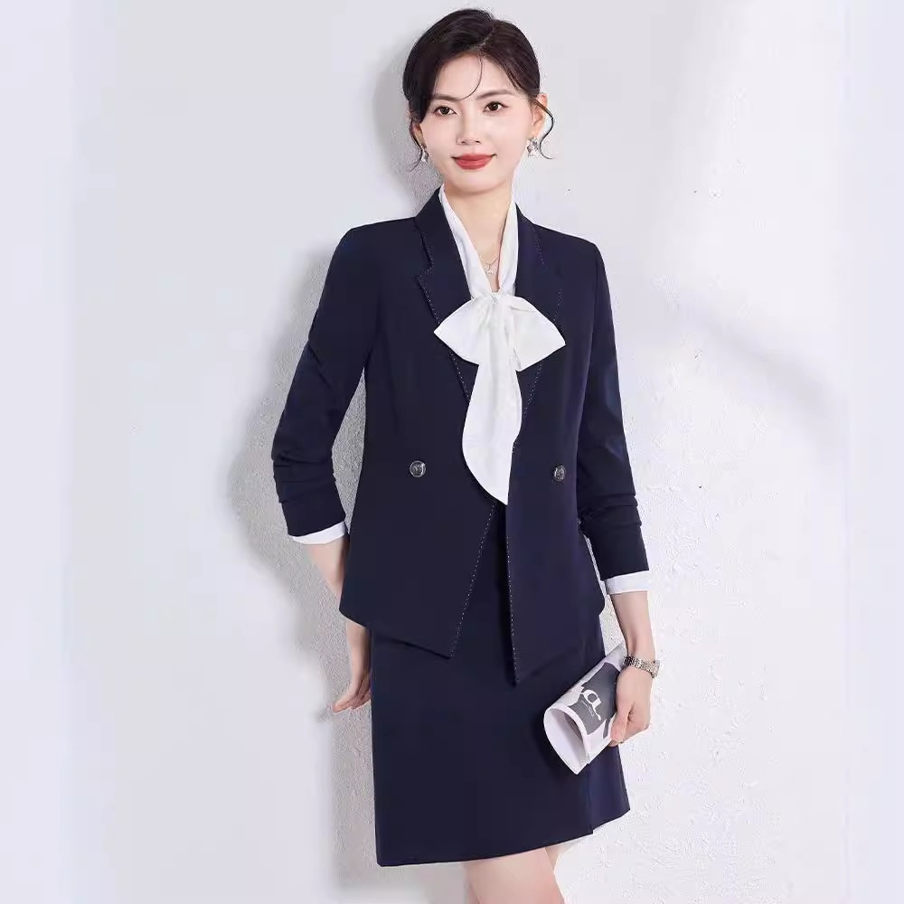 ChicShe Wholesale Autumn New Elegant Interview Management Workwear Slim Fit Manager Formal Professional Suit Set For Women_voghion.com