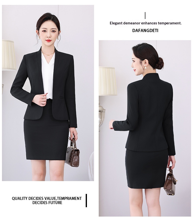 ChicShe Professional Suit Women's Formal Outfit Long Sleeve Workwear Early Autumn Elegant Goddess Style High-end 815_voghion.com
