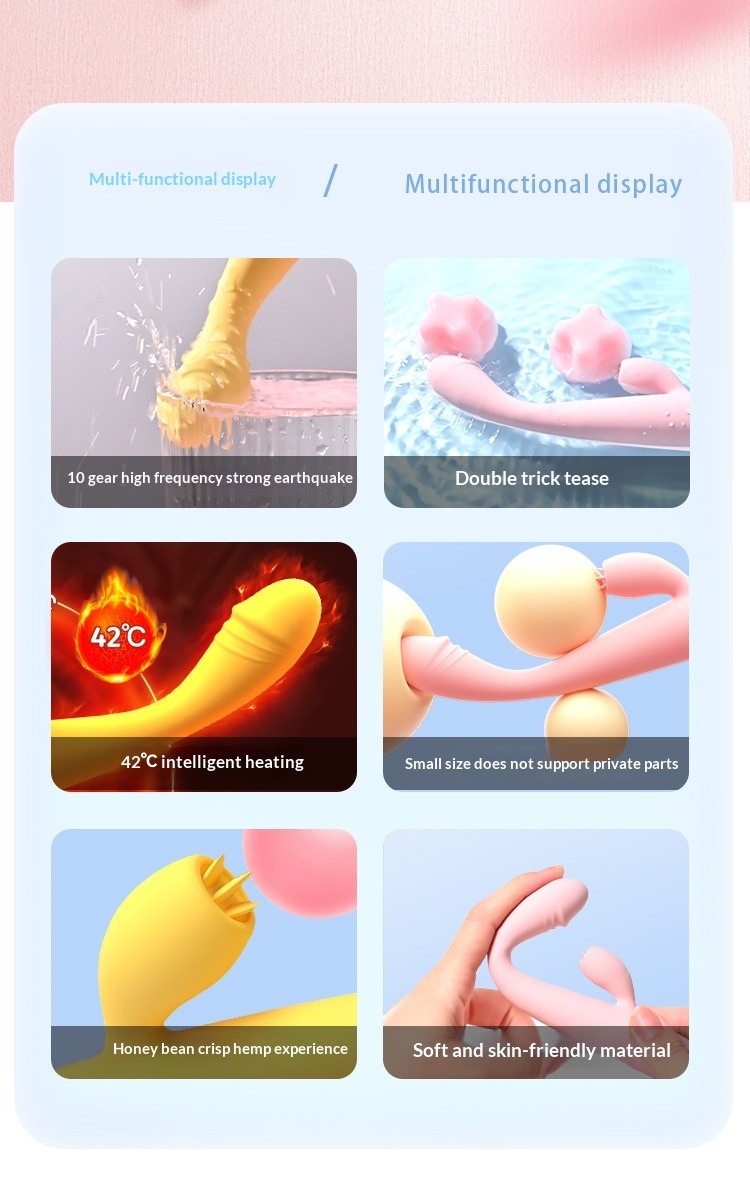 Eros Lab Trendy Pen Vibrator Tongue Licking Clitoris G-Spot Strong Vibration Orgasm Masturbation Flirting Female Toys Adult Sex_voghion.com