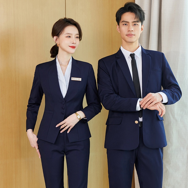 ChicShe Professional Set Unisex Gioielleria Hotel Reception Manager Property Sales Uniforme da Lavoro_voghion.com