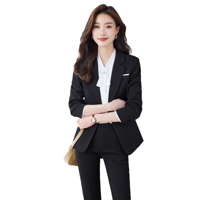 ChicShe Autumn Winter College Student Interview Professional Fashion Elegant Blazer Women's Suit Formal Workwear_voghion.com