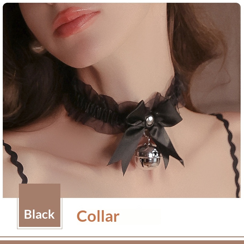 Eros Lab Guiruo - Lencería sexy, tentación apasionada, juguetona, con lazo y cuello de campana, accesorios para mujer, conjunto P21_voghion.com