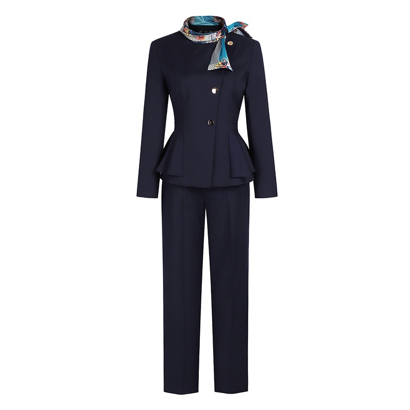 ChicShe all'ingrosso primavera e autunno salone di bellezza hotel reception reception uniforme da lavoro personale di servizio set completo professionale per_voghion.com