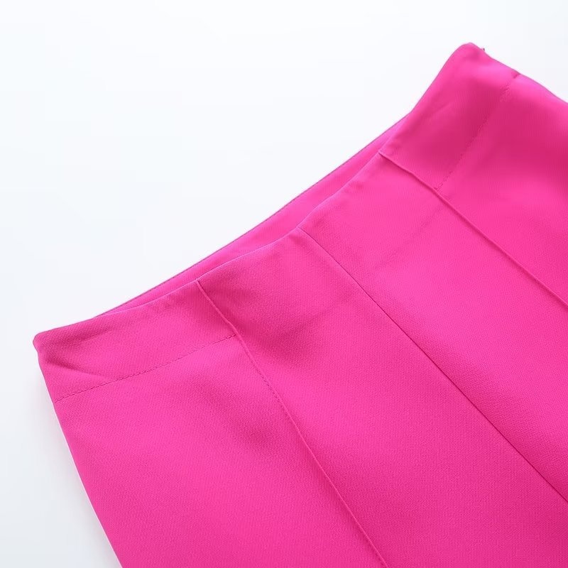 ChicShe Cross-Border European American Spring And Autumn Women's New Style Dress With Belt Small Suit Jacket + Casual Pants Set_voghion.com