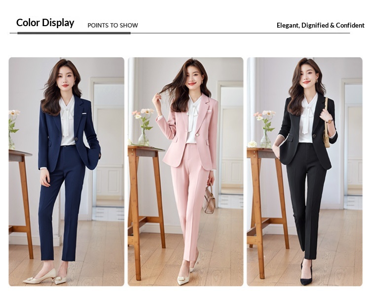 ChicShe Autumn Winter College Student Interview Professional Fashion Elegant Blazer Women's Suit Formal Workwear_voghion.com