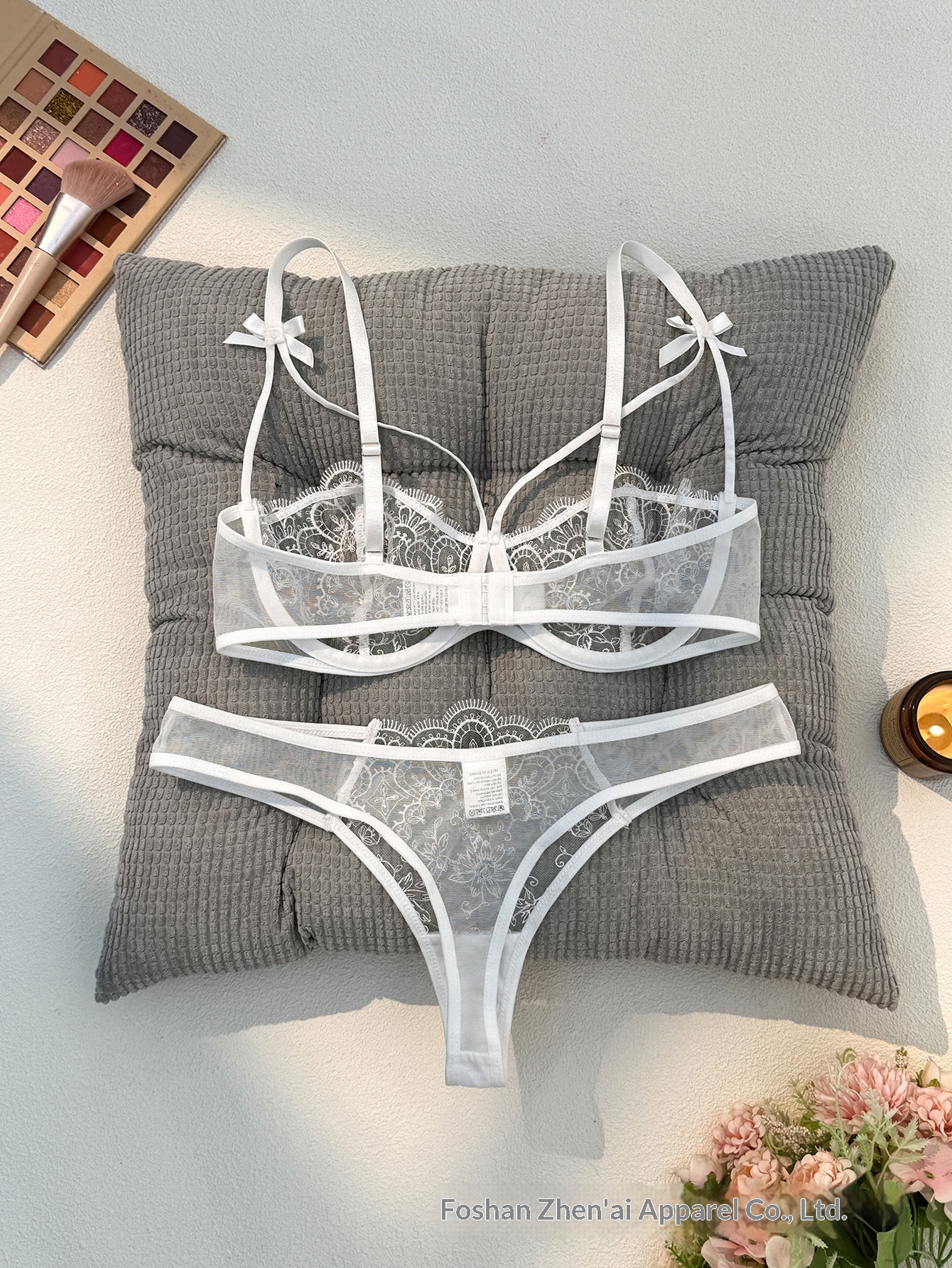 Eros Lab Foreign Trade Source Paar Spaß Transparentes Netz Stickerei Dreipunkt Stil Sexy Dessous Set 57_voghion.com