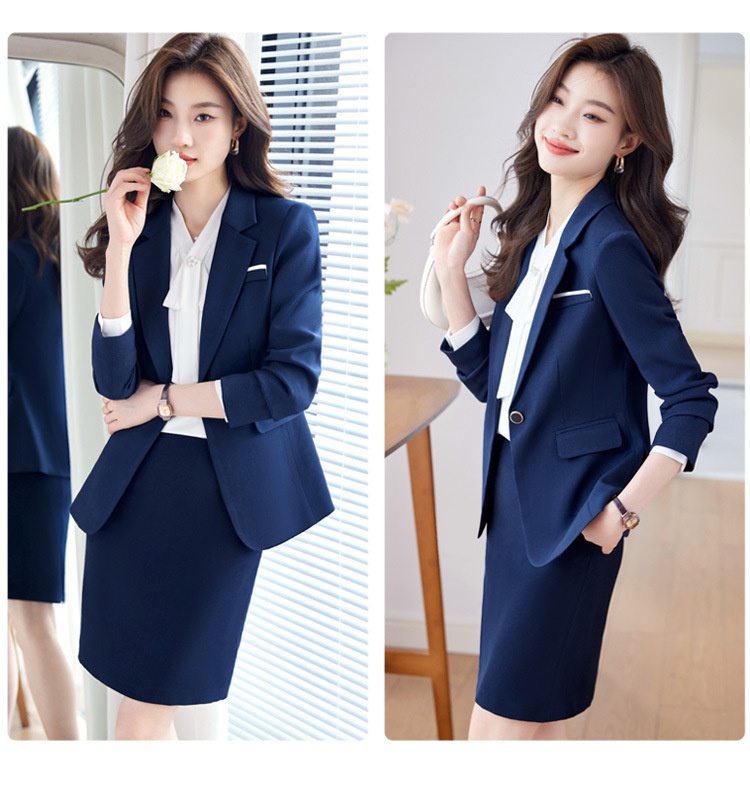 ChicShe Autumn Winter College Student Interview Professional Fashion Elegant Blazer Women's Suit Formal Workwear_voghion.com
