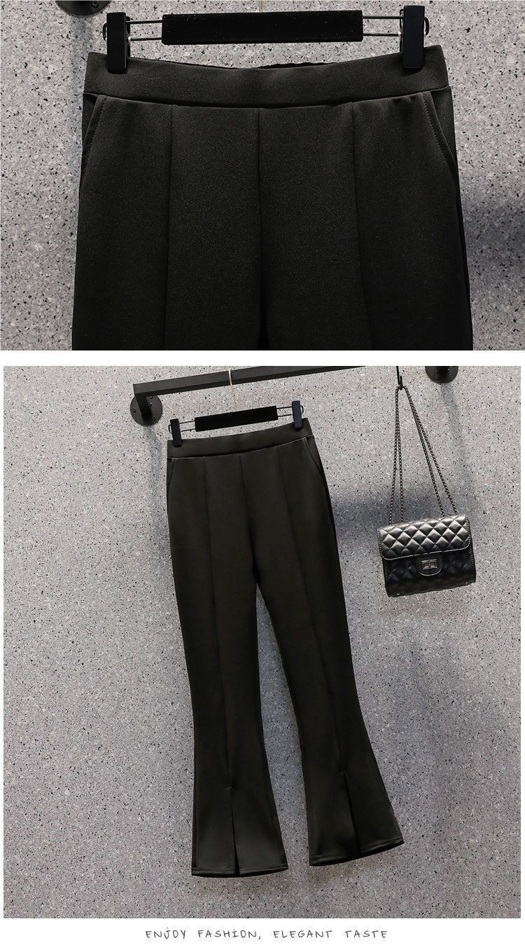 ChicShe Plus Size Set Slimming Covering Summer New Arrival Fat Person Outfit Women's Two-Piece Fashion Trend_voghion.com