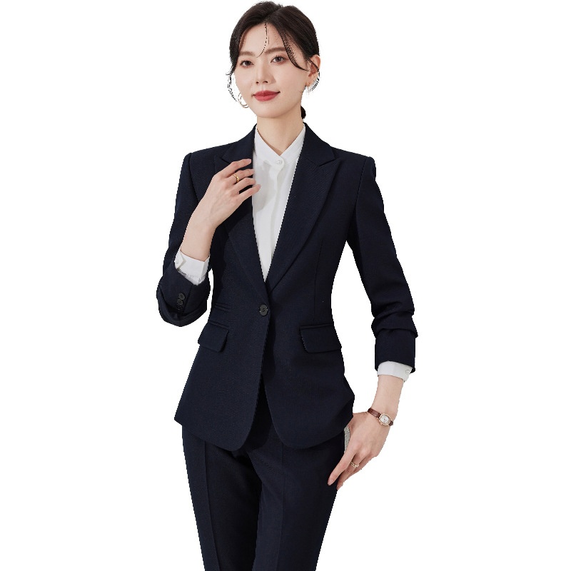 ChicShe White-collar Elegant Blazer Women Long Sleeve Suit Professional Wear Capable Hotel Manager Sales Office Workwear_voghion.com