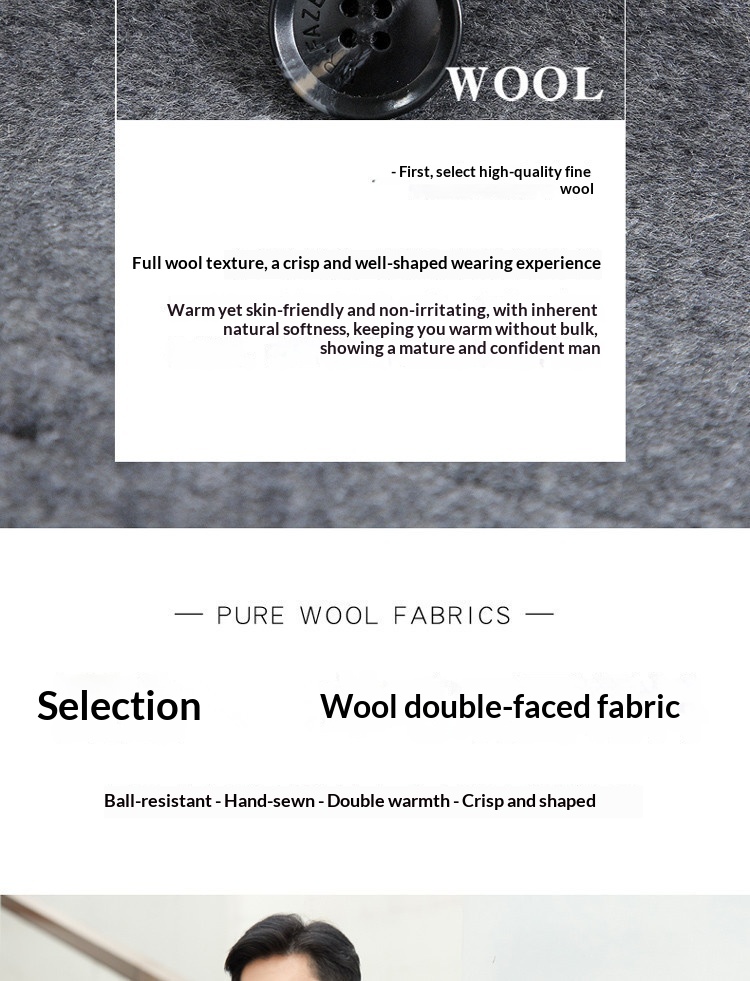 boy Boy Boy Autumn Winter New Double-Sided Cashmere Men's Mid-Length Pure Wool Trench Coat Trendy Business Versatile Jacket_voghion.com