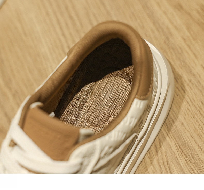 Glide European Suit British Style Thick-Soled White Autumn Breathable Thin Non-Slip Men's Trendy Shoes_voghion.com