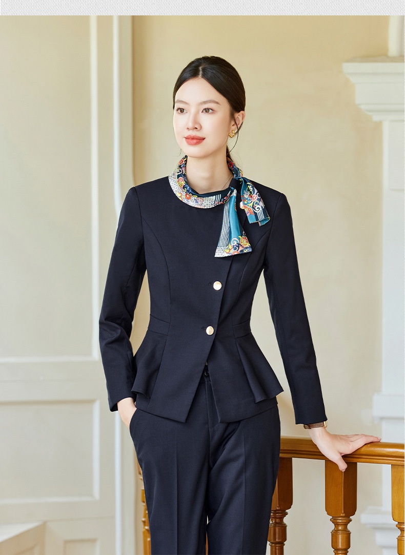 ChicShe all'ingrosso primavera e autunno salone di bellezza hotel reception reception uniforme da lavoro personale di servizio set completo professionale per_voghion.com