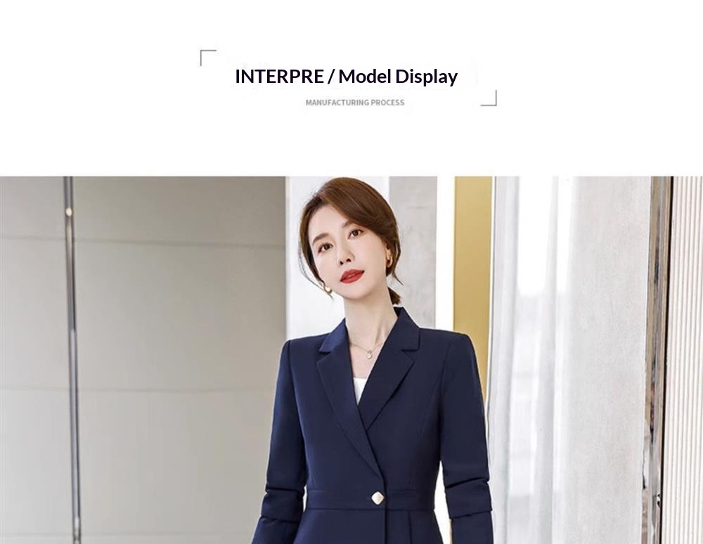 ChicShe Black Se Women Fashionable And Elegan Workplace Sui Inerviews Formal Wear For Jewelry Sore Sales Professional_voghion.com