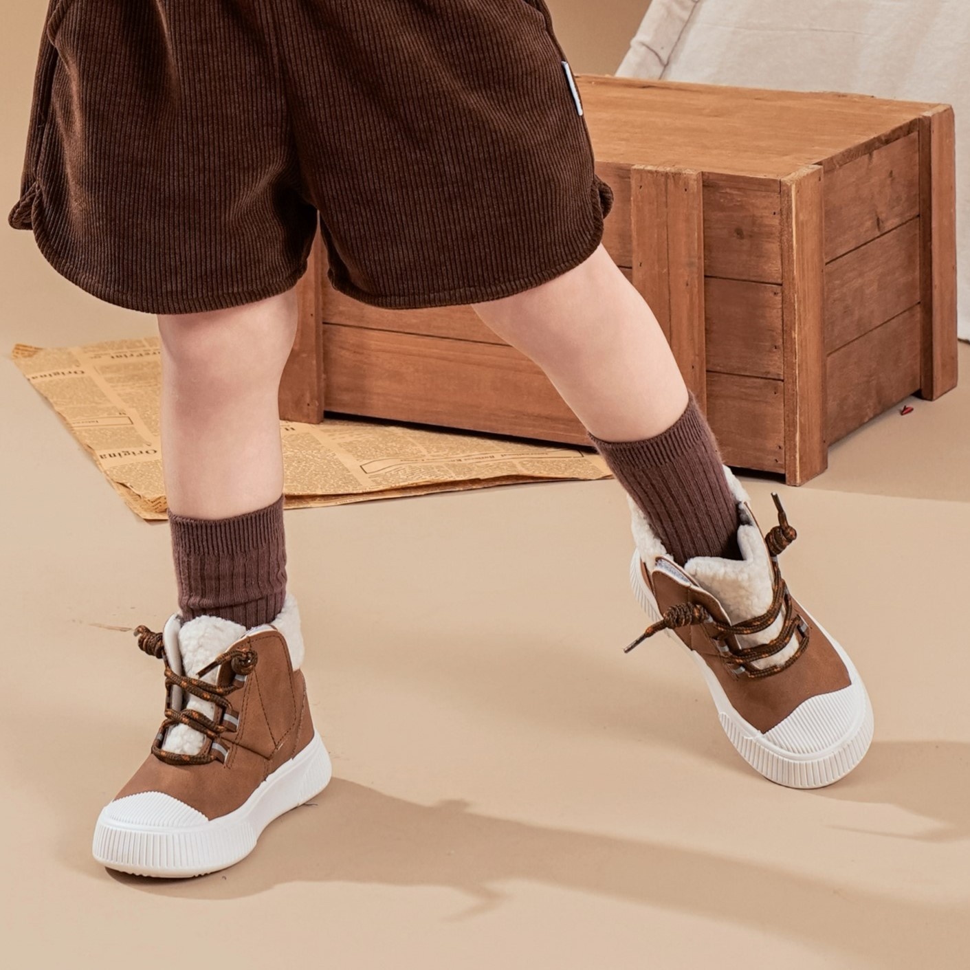 ShoeGlobe Stivali da neve per bambini, autunno inverno, ragazzi, caldi, foderati in pile, scarpe in cotone per ragazze, dropshipping, all'aperto_voghion.com