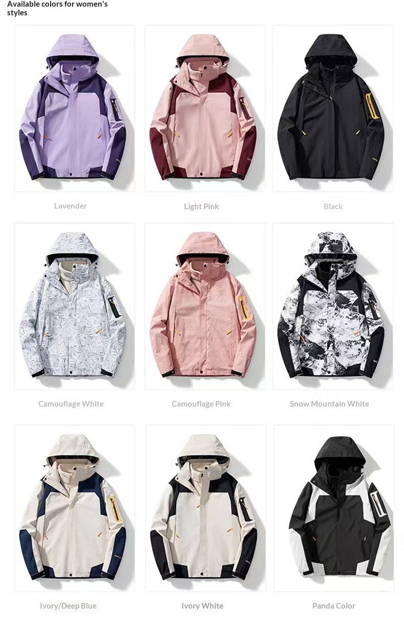 boy Boy Robo Outdoor 3-in-1 For Men And Women, Couple's Large Size Hiking Suit With Fleece, Warm Three-Piece Set Jacket_voghion.com