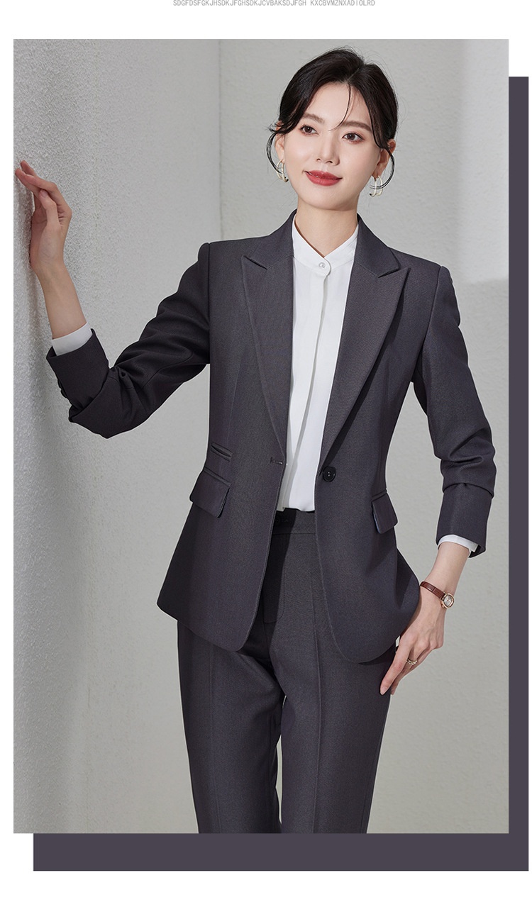 ChicShe White-collar Elegant Blazer Women Long Sleeve Suit Professional Wear Capable Hotel Manager Sales Office Workwear_voghion.com