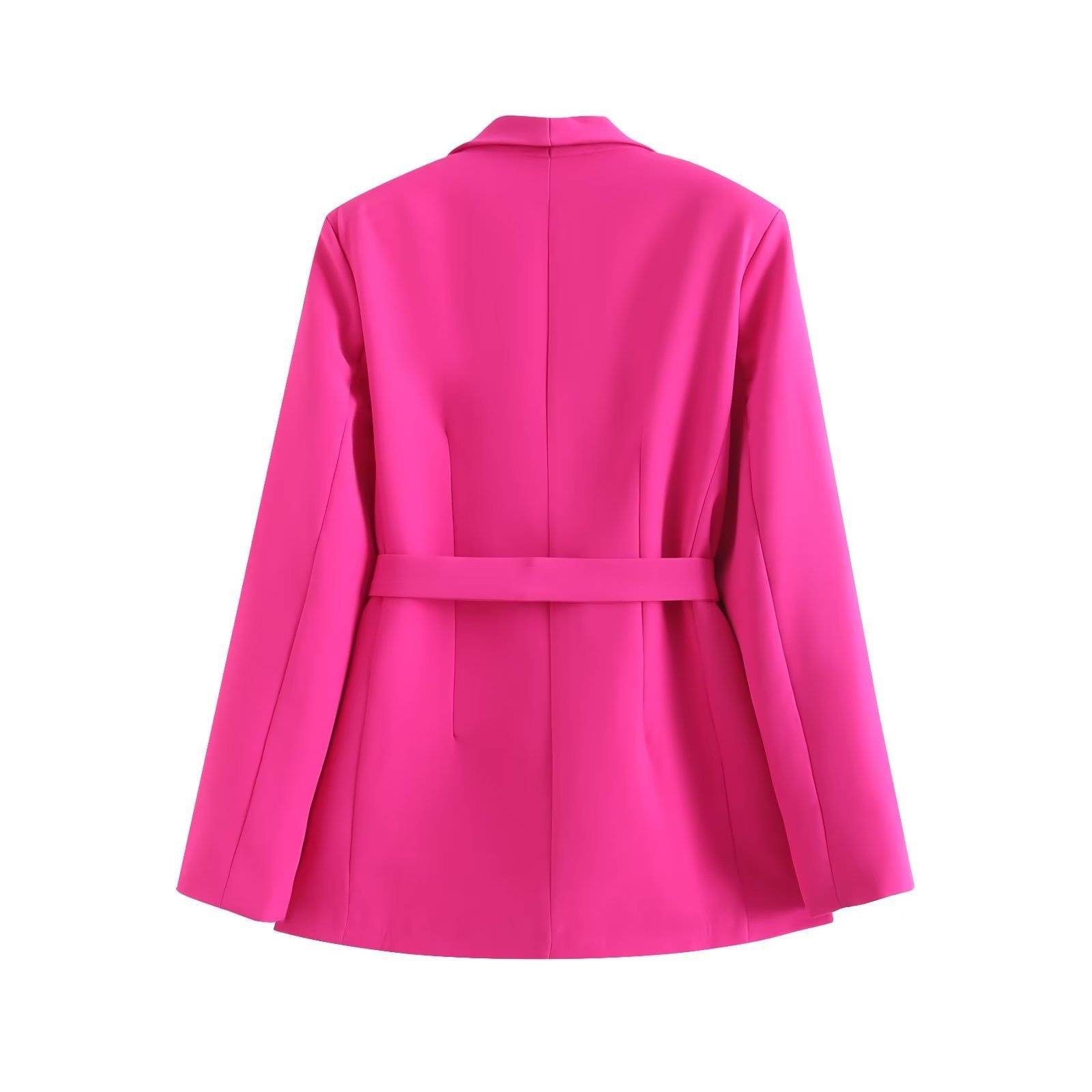 ChicShe Cross-Border European American Spring And Autumn Women's New Style Dress With Belt Small Suit Jacket + Casual Pants Set_voghion.com