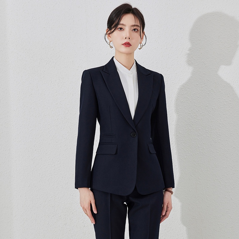 ChicShe White-collar Elegant Blazer Women Long Sleeve Suit Professional Wear Capable Hotel Manager Sales Office Workwear_voghion.com