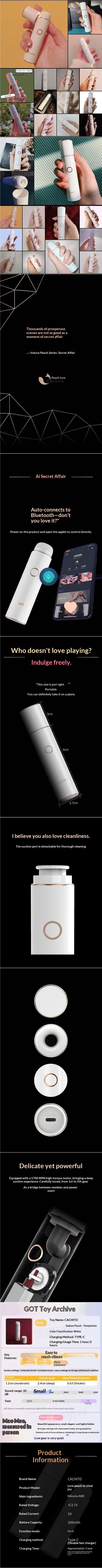 Eros Lab Vibratore Telecomandato per Donne, Giocattolo Impermeabile per Succhiare e Masturbazione_voghion.com