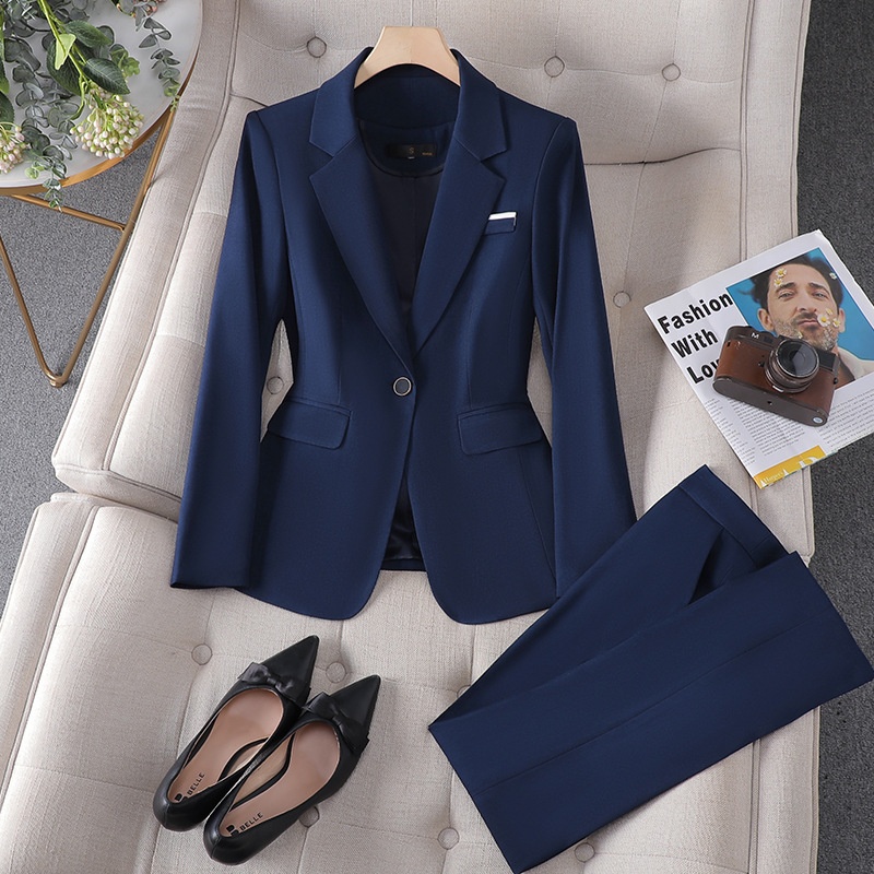 ChicShe Autumn Winter College Student Interview Professional Fashion Elegant Blazer Women's Suit Formal Workwear_voghion.com