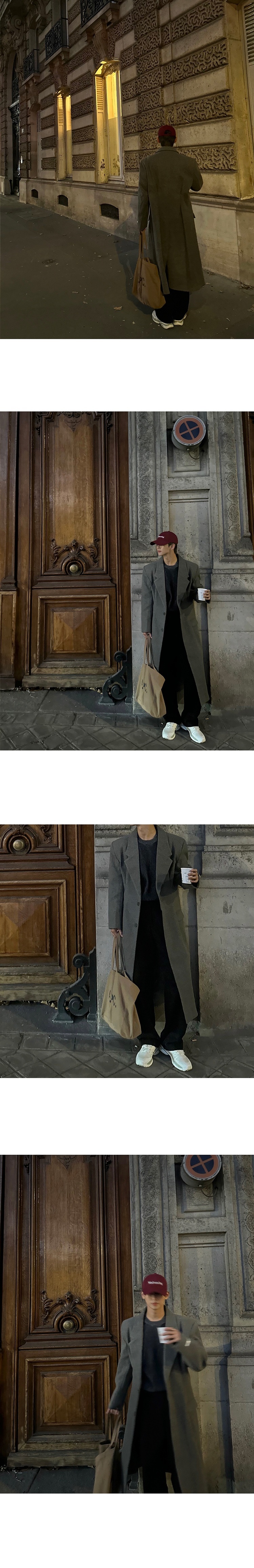 boy Boy MYQ Light Mature Mid-Length Wool For Men Winter Warm Suit Collar H-Type Woolen Trench Coat Korean Style Top_voghion.com