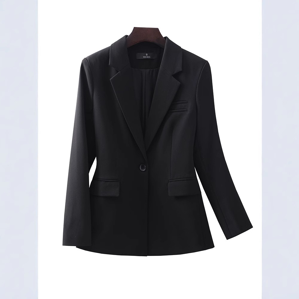ChicShe Black High-End Long-Sleeve Small Suit Collar Jacket Women's Shirt Pants Skirt Three-Piece Set Spring Autumn Winter New_voghion.com