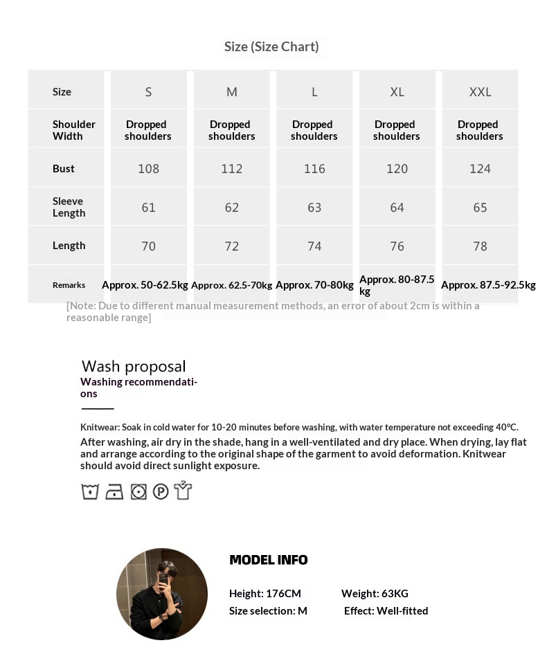 Boy Boy ASCLO New Dongdaemun Korean Clothing Turn-down Sweater Men's Designer Polo Collar Skinfriendly Loose Autumn Casual_voghion.com