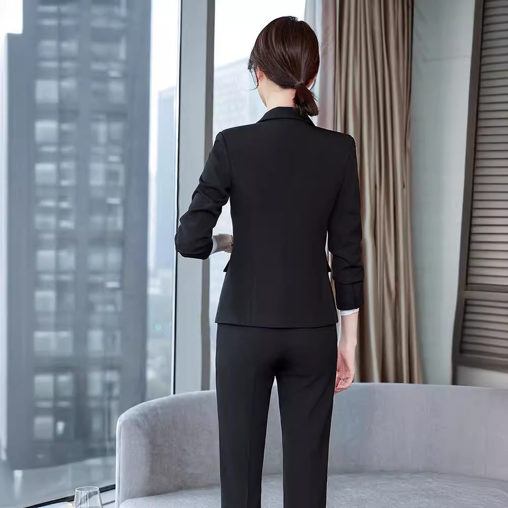 ChicShe High-end Plus Size Professional Women's Small Blazer Vest Suit Three-piece Set Medical Beauty Interview Formal Wear_voghion.com