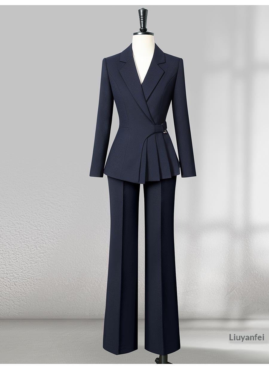 ChicShe Professional Suit Set Women, Commuting Fashion, Elegant Waist-Cinching, Suitable For Jewelry Store And Hotel Manager,_voghion.com