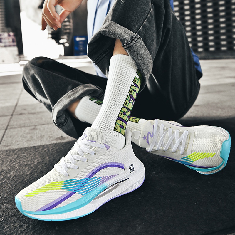 Glide Jueying 3.0 Herren-Laufschuhe mit Carbonplatte, Luftpolsterung, Stoßdämpfung und Rückfederung – ideal für Studenten, Freizeit, Sport und Paare._voghion.com