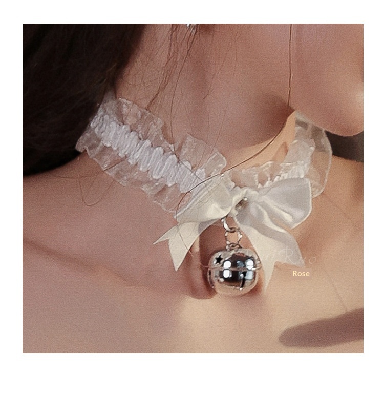 Eros Lab Guiruo - Lencería sexy, tentación apasionada, juguetona, con lazo y cuello de campana, accesorios para mujer, conjunto P21_voghion.com